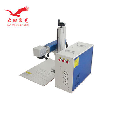 CE Desktop Fiber Laser Marking Machine For Plastic Gold Silver Metal